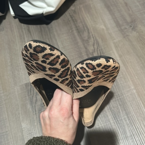 A new day Claire knit cheetah ballet flats - Picture 5 of 5